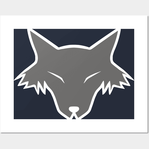 Wolf Head Wall Art by AislingKiera